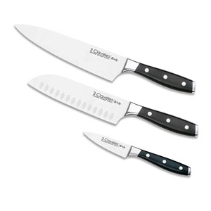 set 3 cuchillos 3 claveles