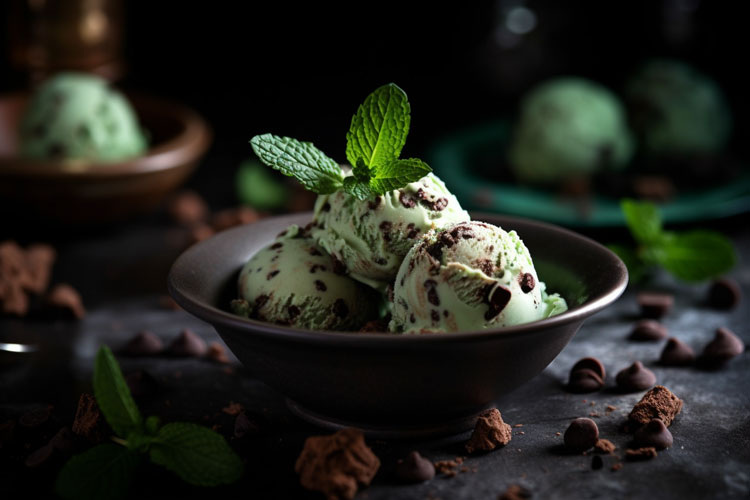 helado menta choco