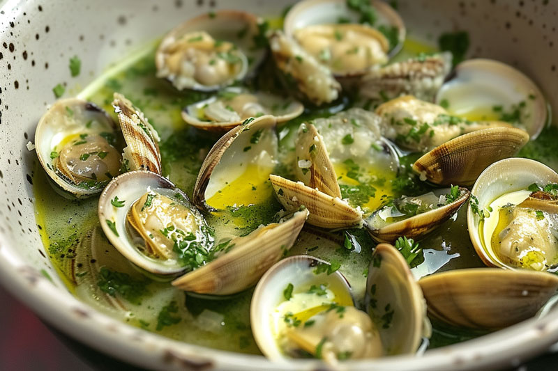 almejas salsa verde